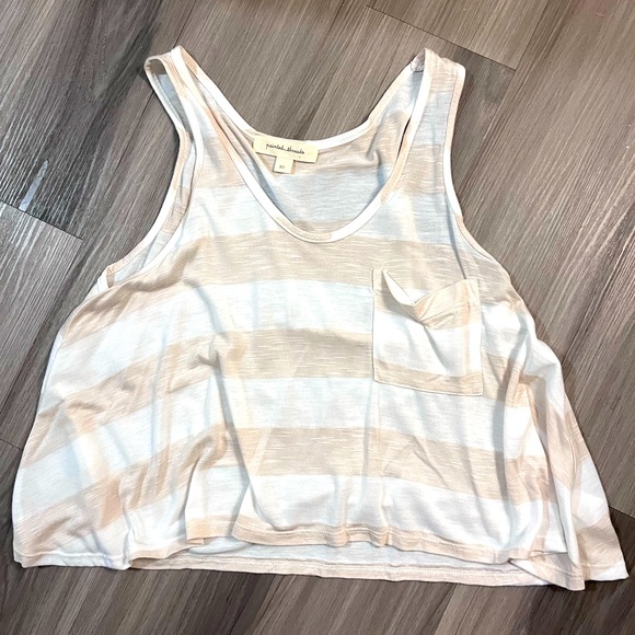 Lightweight Cropped Striped Tank Size XS - Picture 1 of 1